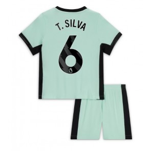 Chelsea Thiago Silva #6 Rezervni Dres za Dječji 2023-24 Kratak Rukavima (+ kratke hlače)